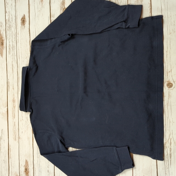 Land's End Navy Collared Long Sleeve Shirt L - Picture 6 of 6